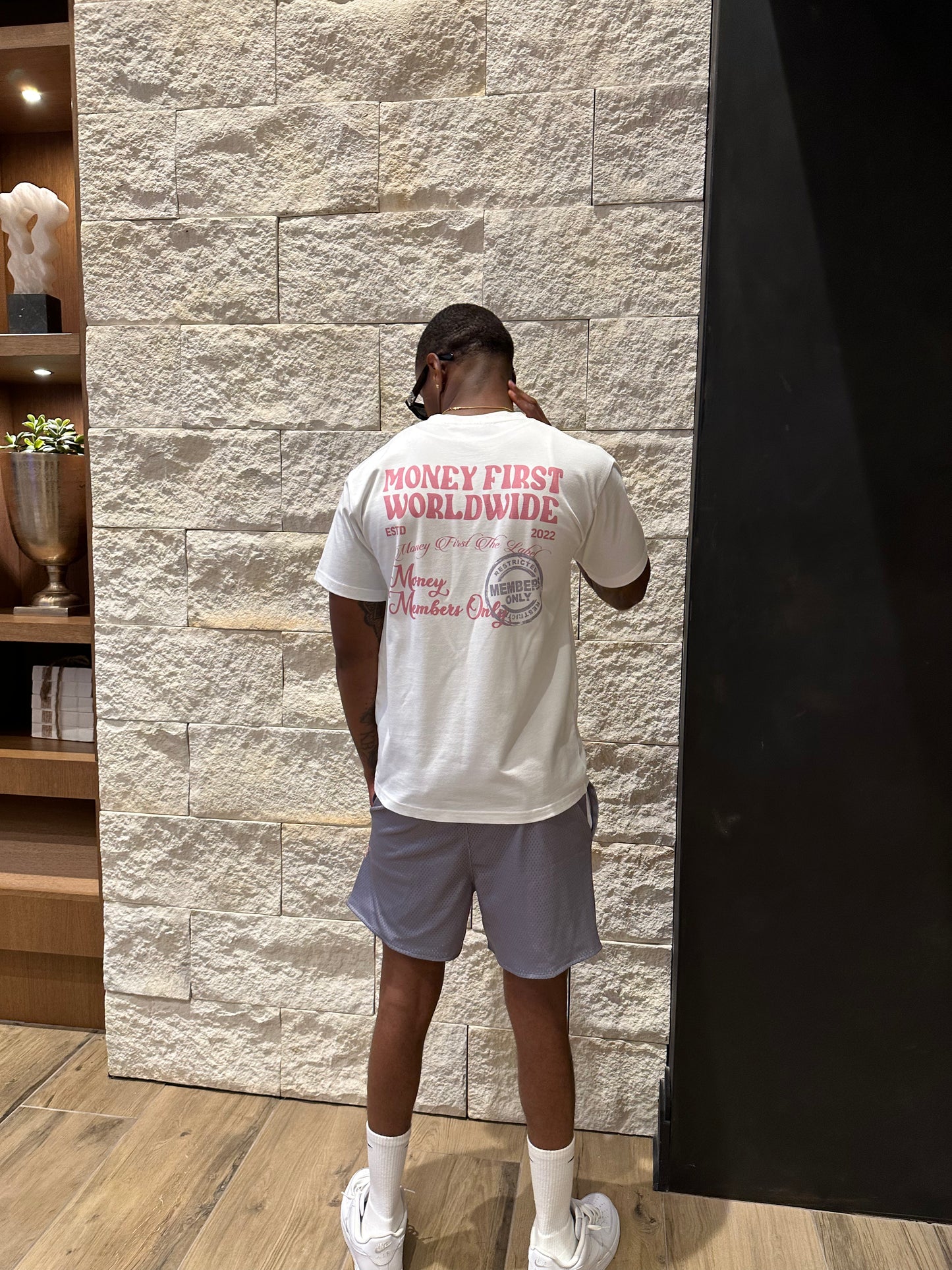 Pink Members Only Tee
